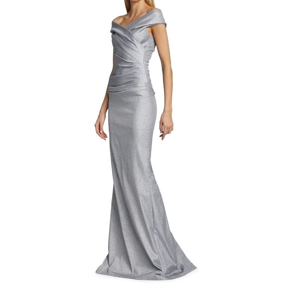 Teri Jon Dresses & Skirts - Teri Jon by Rickie Freeman Metallic Column Gown US 14 $700